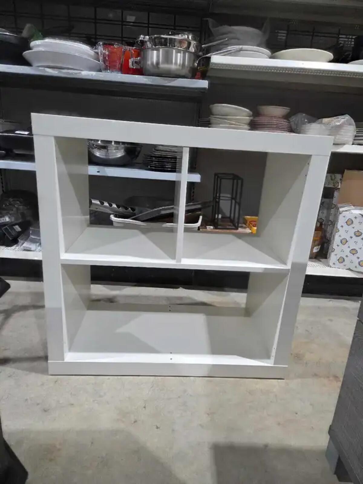Ikea Kallax White Cube Shelf