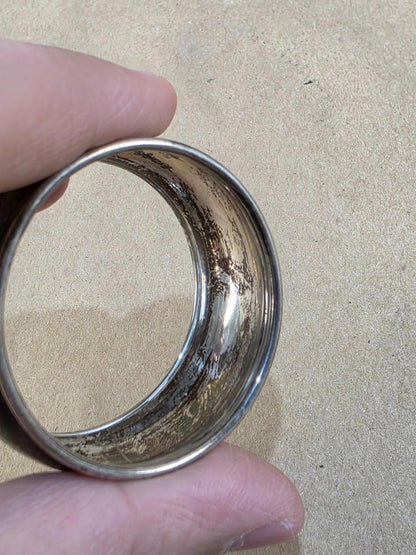 Vintage Birks Sterling Silver Napkin Ring Antique Art Deco 1930s