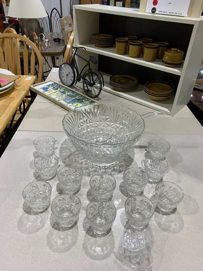 Punch Bowl Set - 14 Piece Set