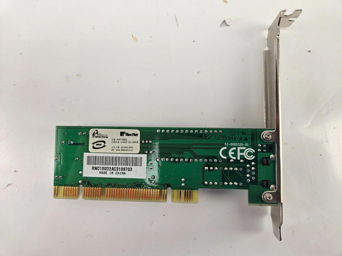 Adaptateur Ethernet PCI-E Ree Net RNC100