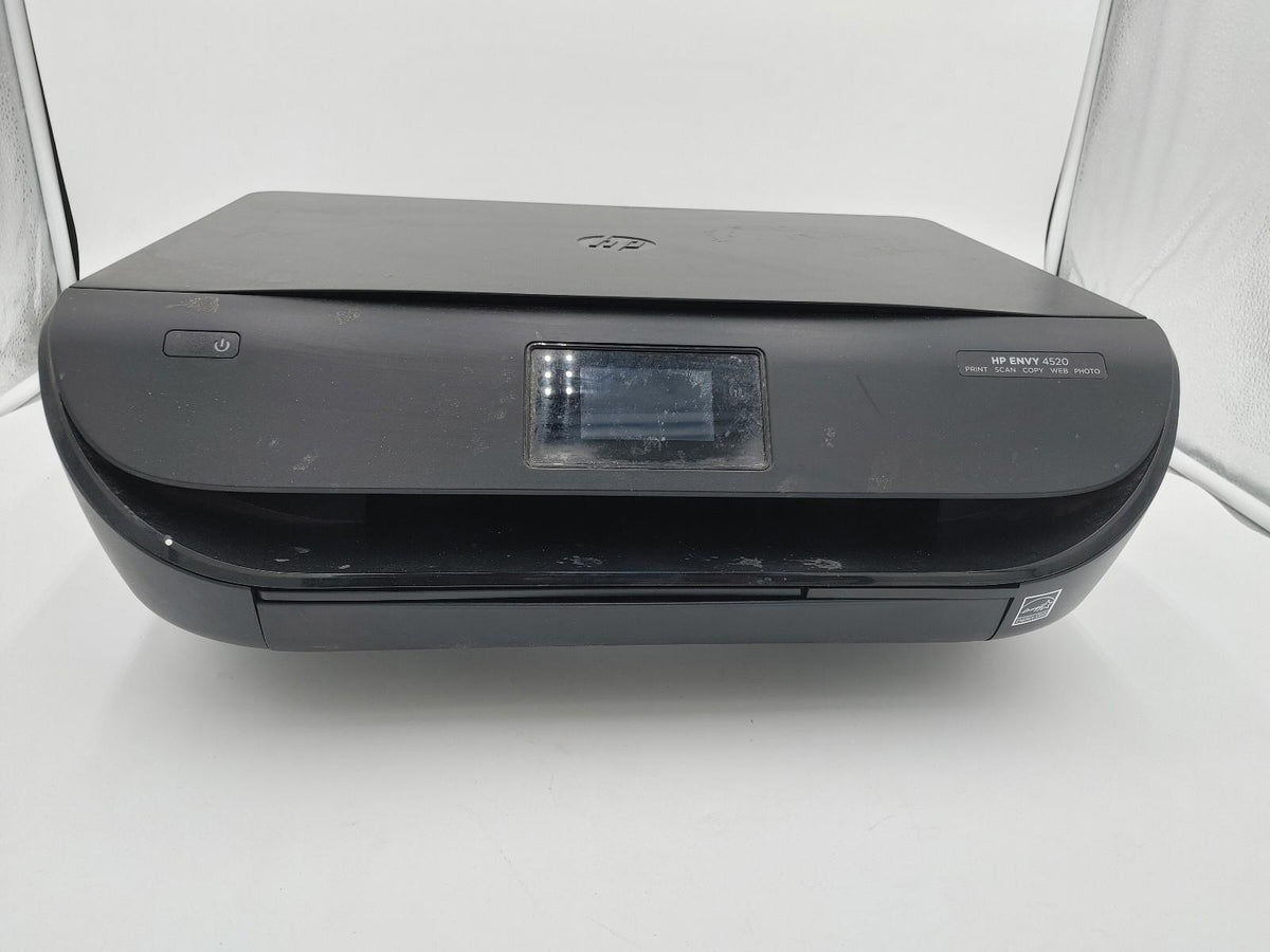 Imprimante tout-en-un HP ENVY 4520 noire, testée et fonctionnelle, nécessite de l’encre neuve - État correct