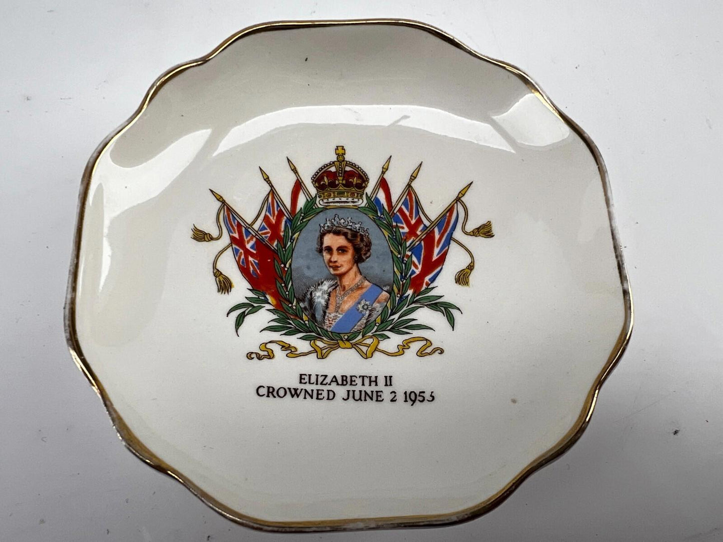 Royal Winton - QUEEN ELIZABETH II Coronation Plate