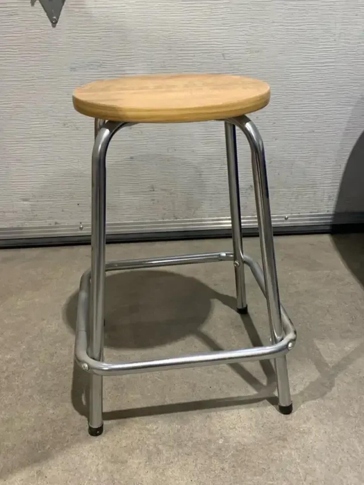 Round Wooden Stool