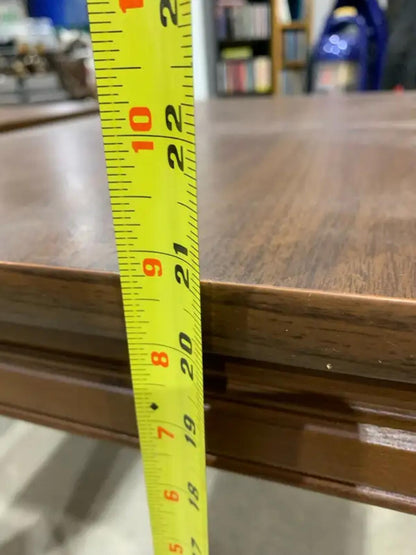 Vintage Inspired Dark Wood Side Table - set of two