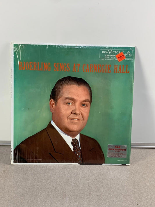 Jussi Björling - Bjoerling Sings At Carnegie Hall (LP, Vnyl) NM
