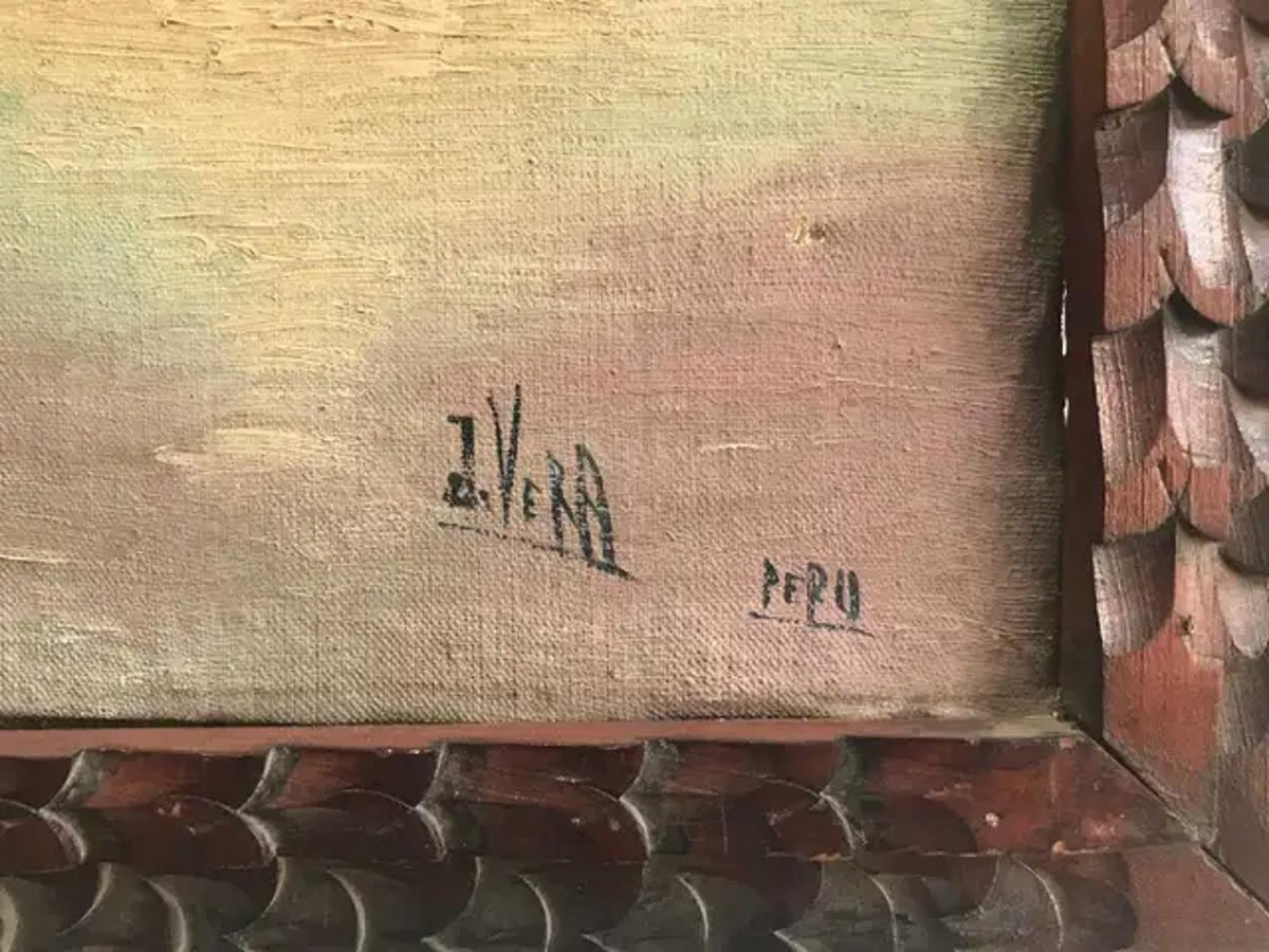 Vintage Peruvian Painting