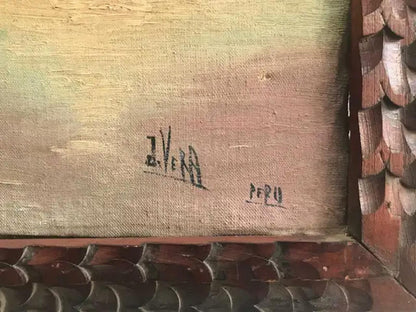 Vintage Peruvian Painting