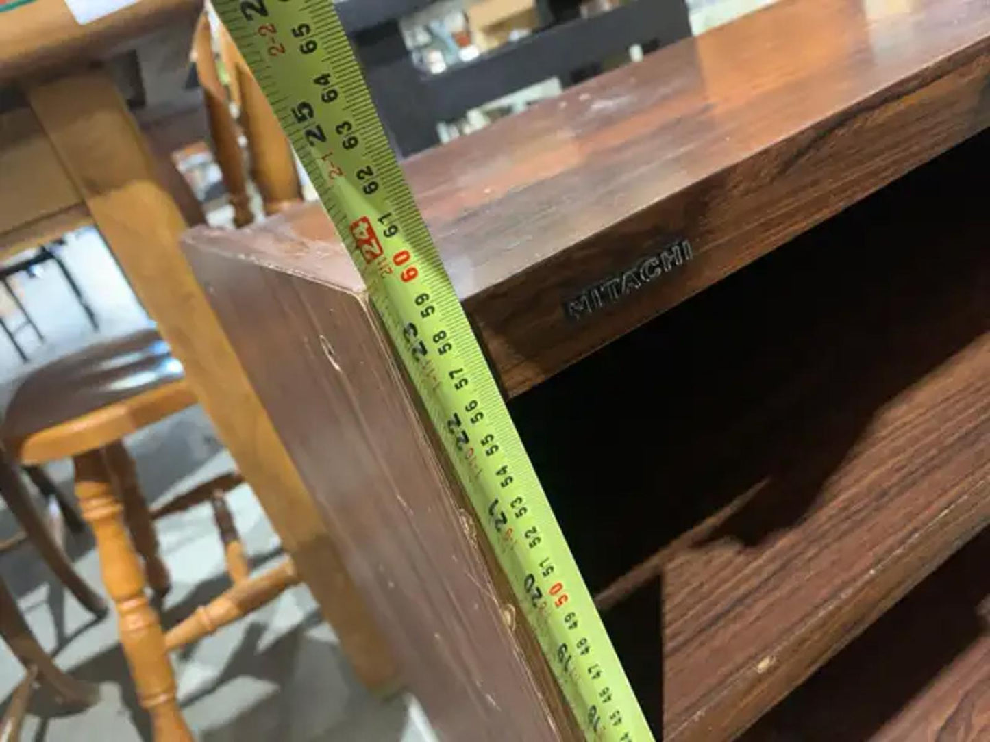 Hitachi Dark Wood Book Shelf