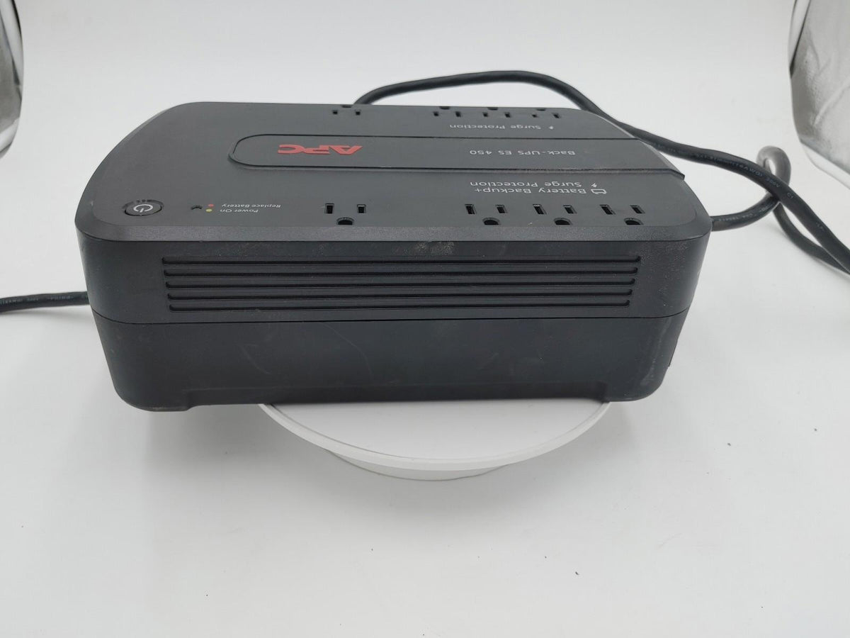 Bon état, APC Back-UPS ES 450 BE450G, sans batterie, noir, testé et fonctionnel.