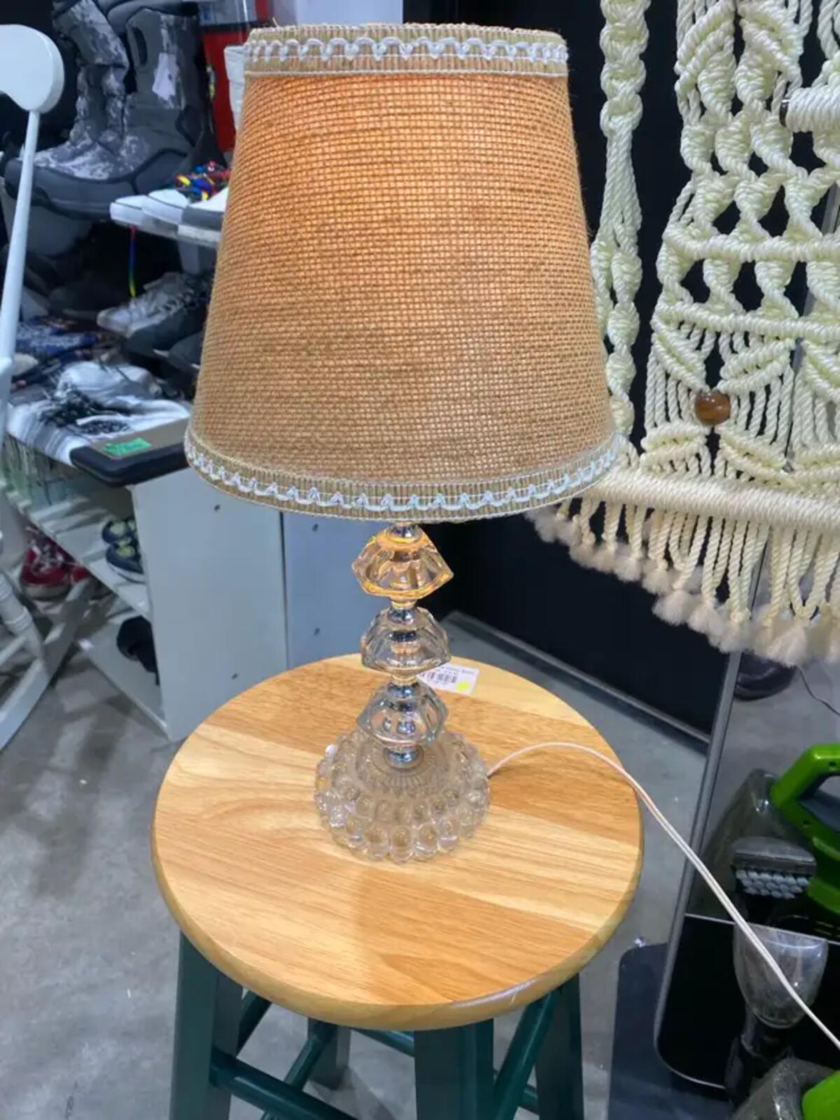 Beautiful Glass Table Lamp