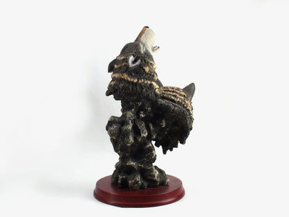 Wolf Double Bust Statue By Roberto Leonardo - Howl & Prowl Wolf Pack