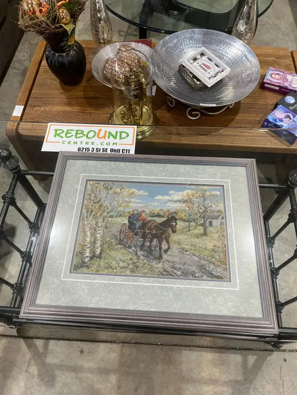 Framed Needlepoint Art