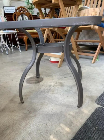 Outdoor Glass Side Table