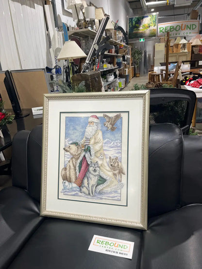 Framed Santa Artwork
