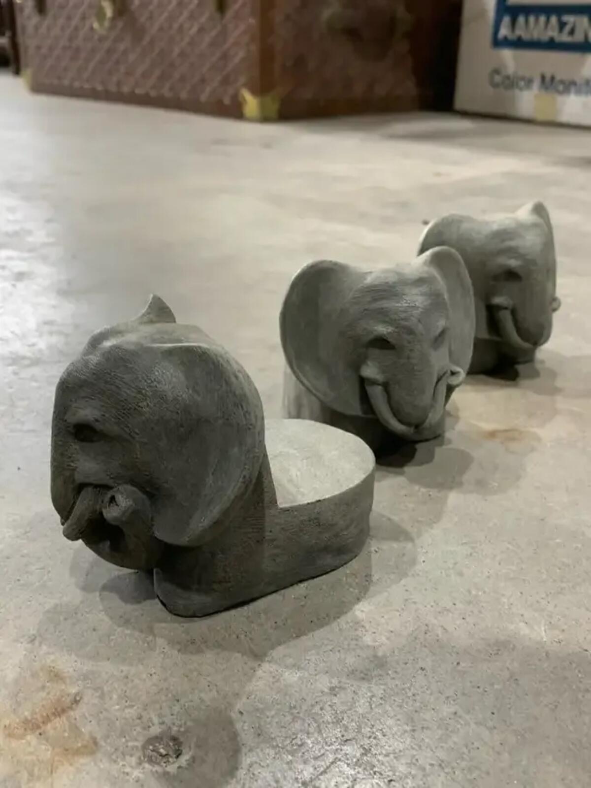 Elephant Plant Stands (set of 3)