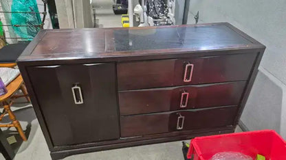 Large Dark Wooden Cabinet