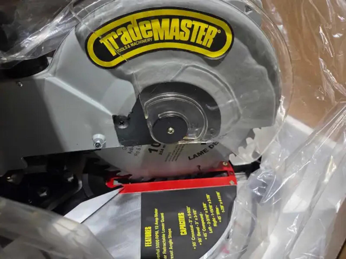 Brand New! TradeMaster 10" Compound Mitre Saw