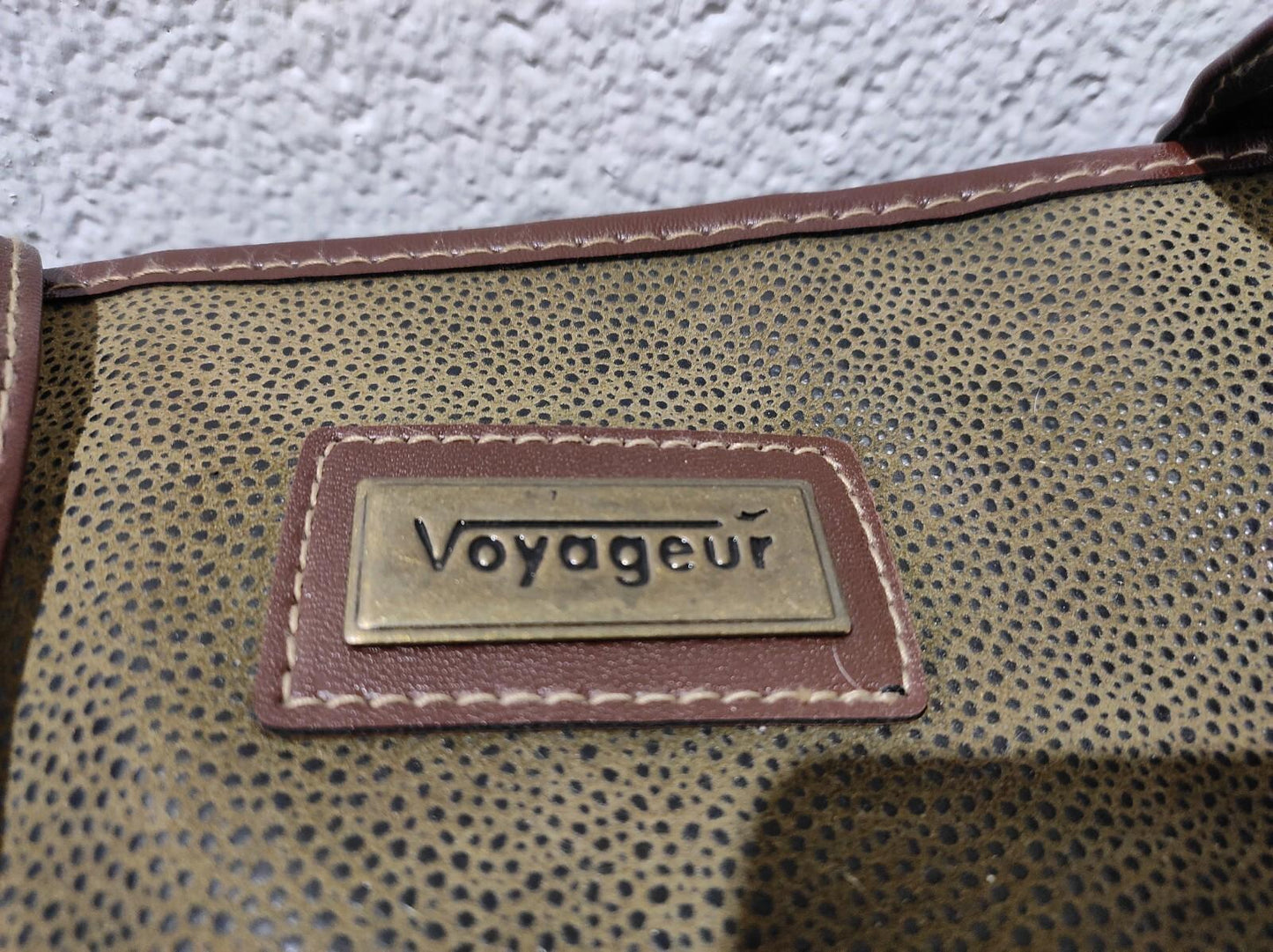 Voyageur Brown Lathe Tote Bag