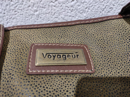 Voyageur Brown Lathe Tote Bag