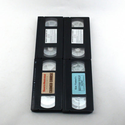 Vintage Sports VHS Lot 4 - 1987 To '89 - NHL, NFL, Golf - Sports Illustrated