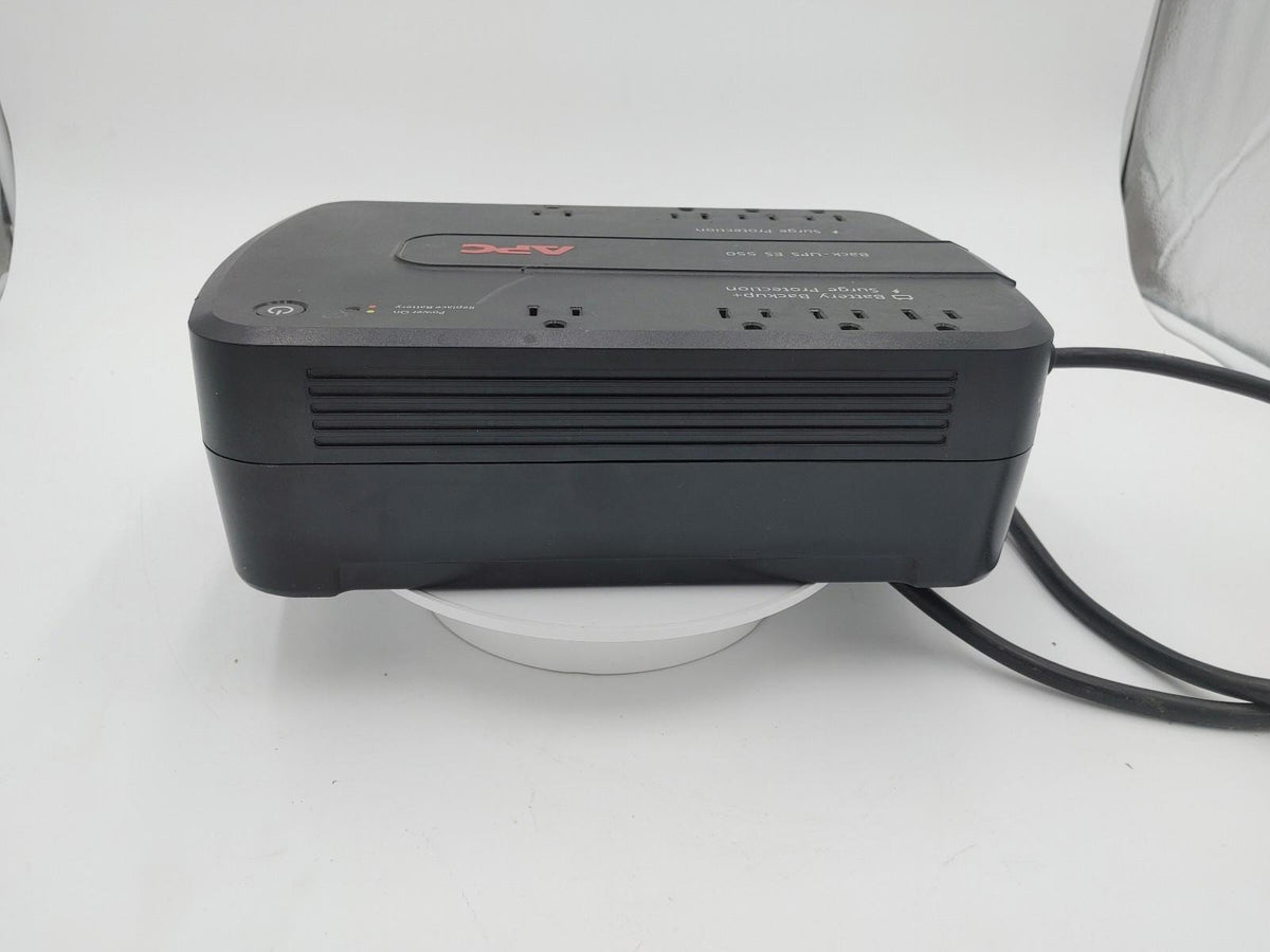 Good Condition APC Back-UPS ES 550 BE550G Black Tested Working Needs New Battery