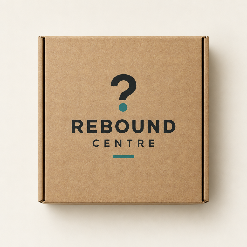 Illustrative Rebound Centre mystery box, overhead view