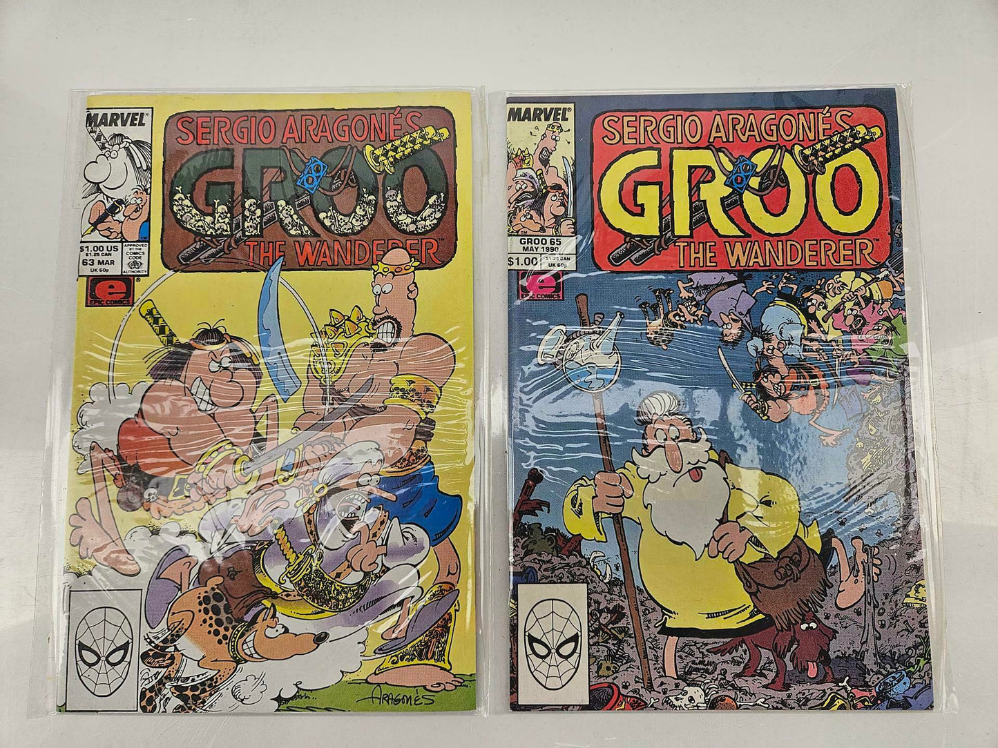 Groo The Wanderer Comic Lot of 2 - Humorous Epic Adventures