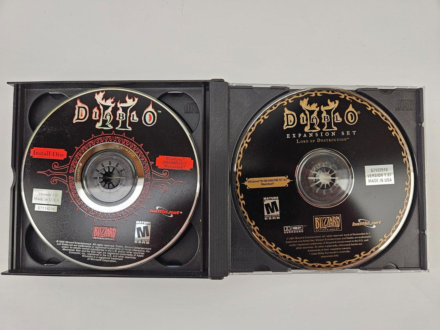 Diablo II 2 PC - Blizzard Entertainment - Jewel Case & CD Key + LOD