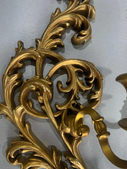 Set of 2 Beautiful Vintage Wall Sconces