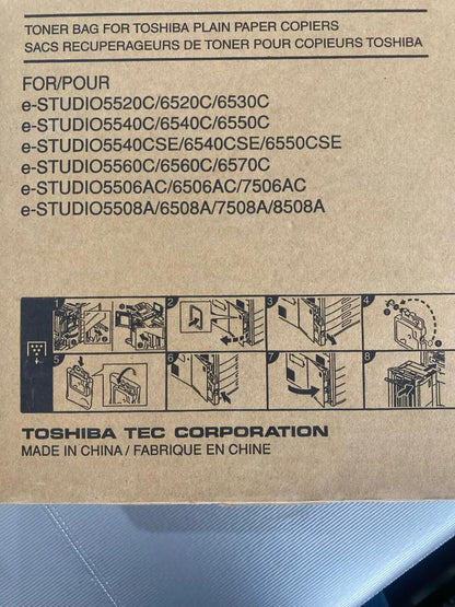 2 pcs Toshiba TB-FC55 E-STUDIO Waste Toner Cardridges