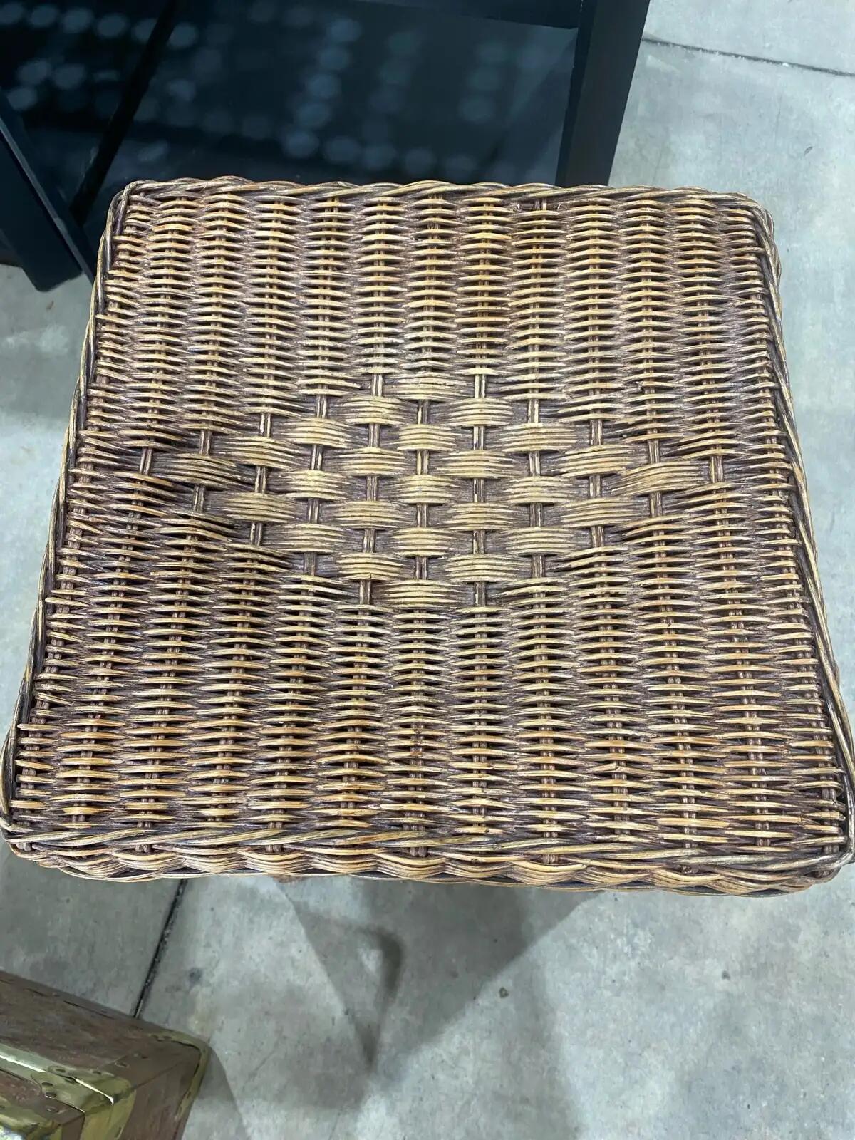 Small Wicker Table
