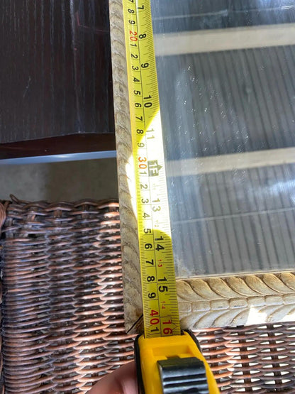 Full Length Rattan Mirror