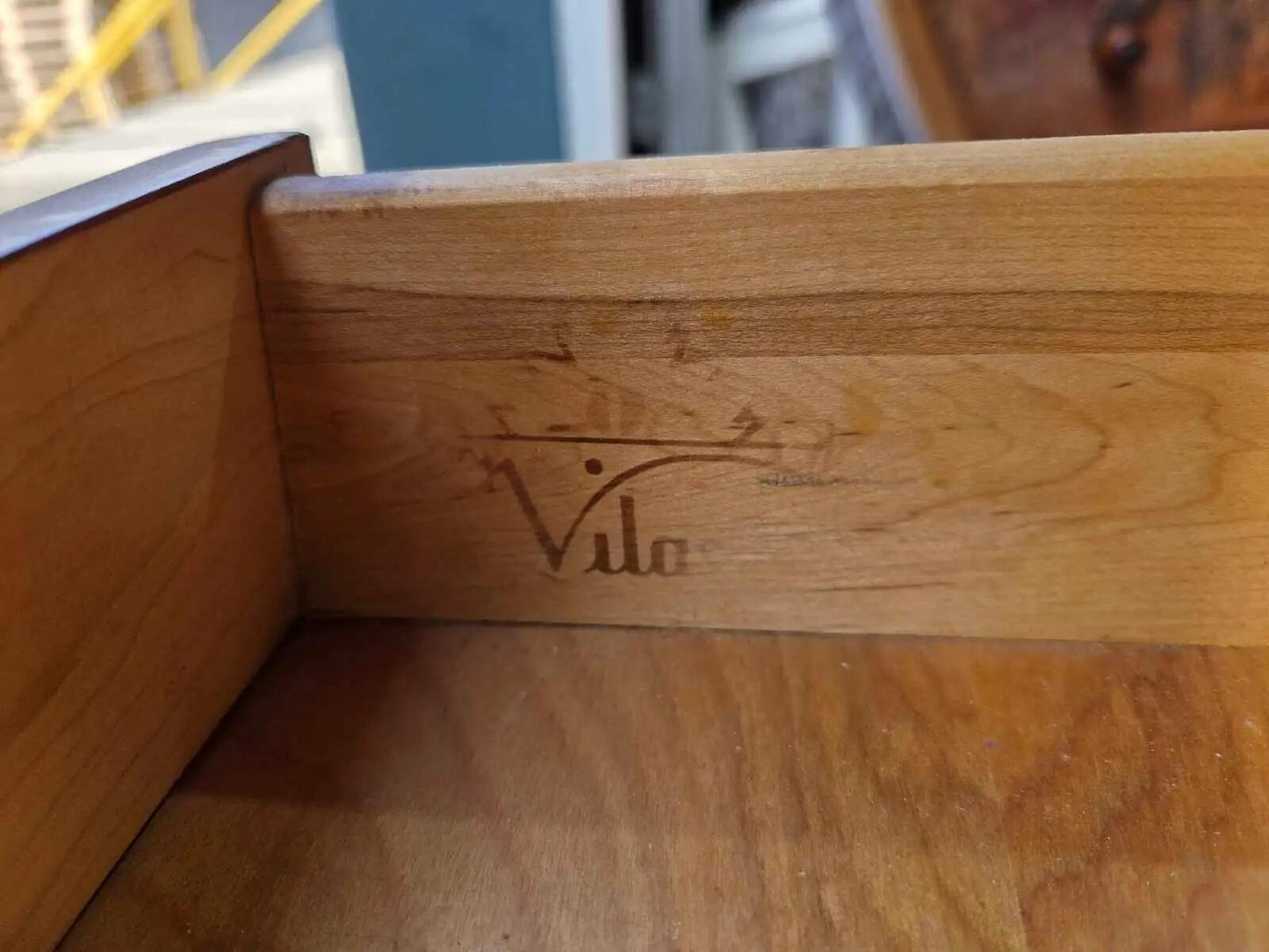 Vilas Wooden Coffee Table with Drawer