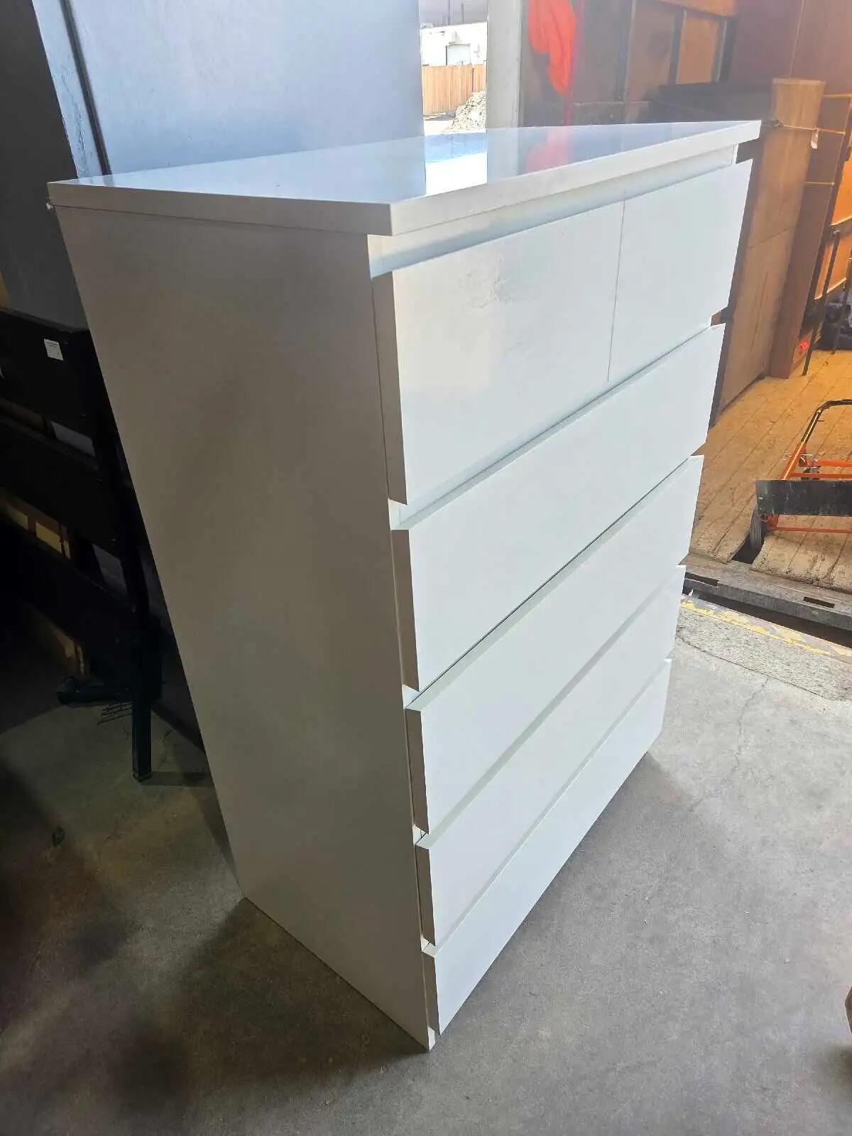 Ikea 6-Drawer Dresser - White