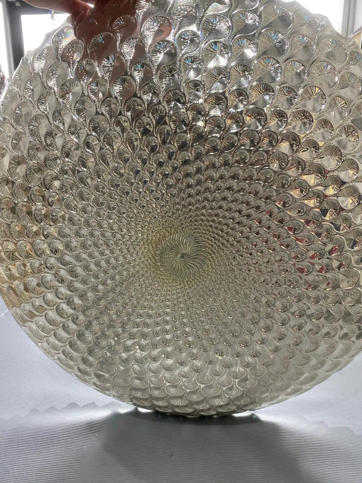 Anton Studio Designs Green Peacock Bowl
