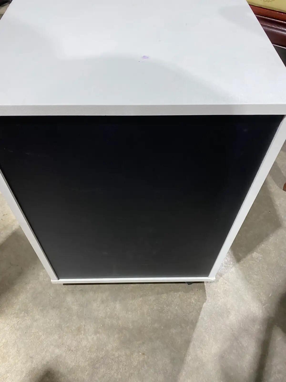 White Three-Drawer Cabinet