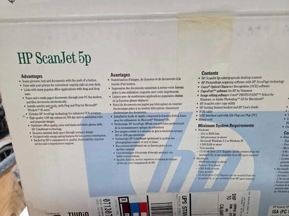 HP ScanJet 5p - New in box