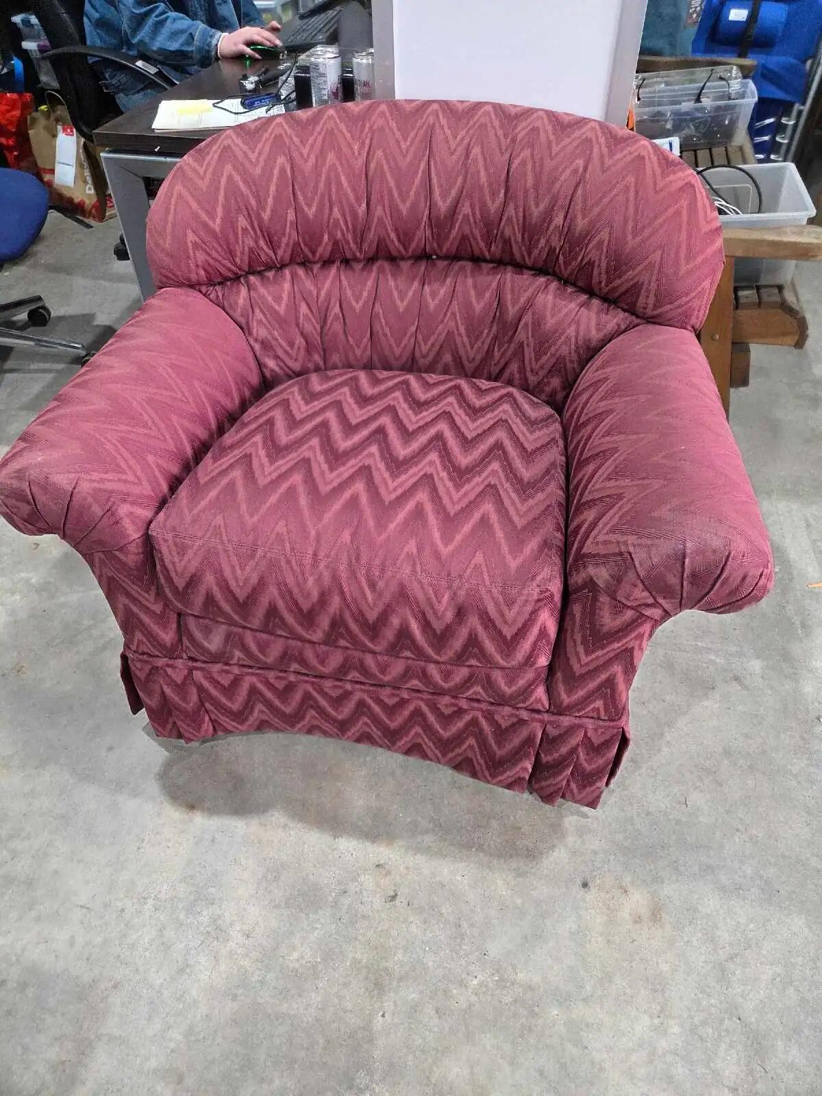 Heritage Vintage Red Armchair