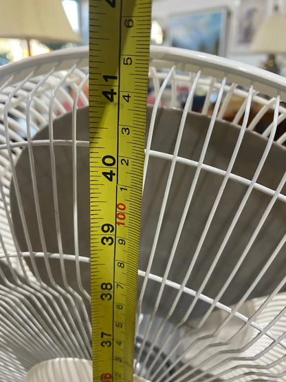 Living Solutions White Standing Fan