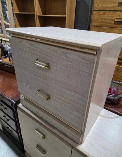 Oak Dresser with Nightstand