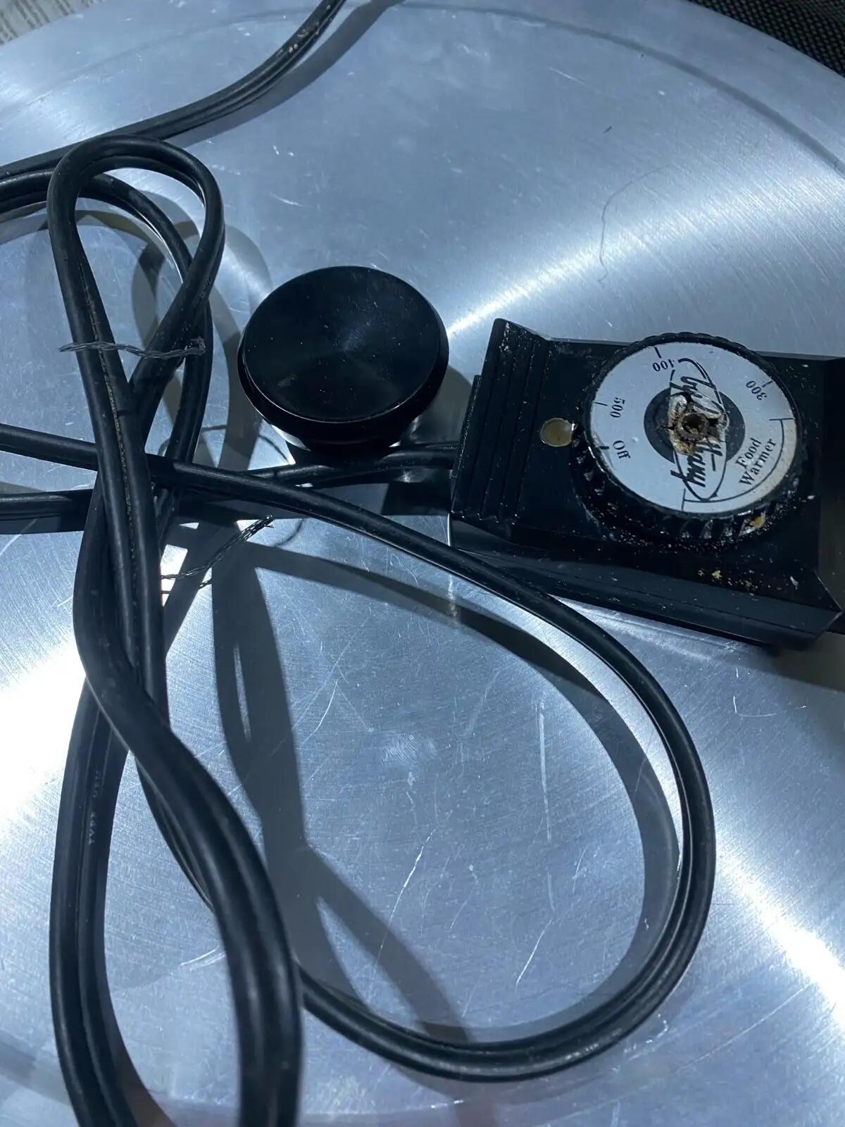 Vintage Stainless Steel Electric Skillet