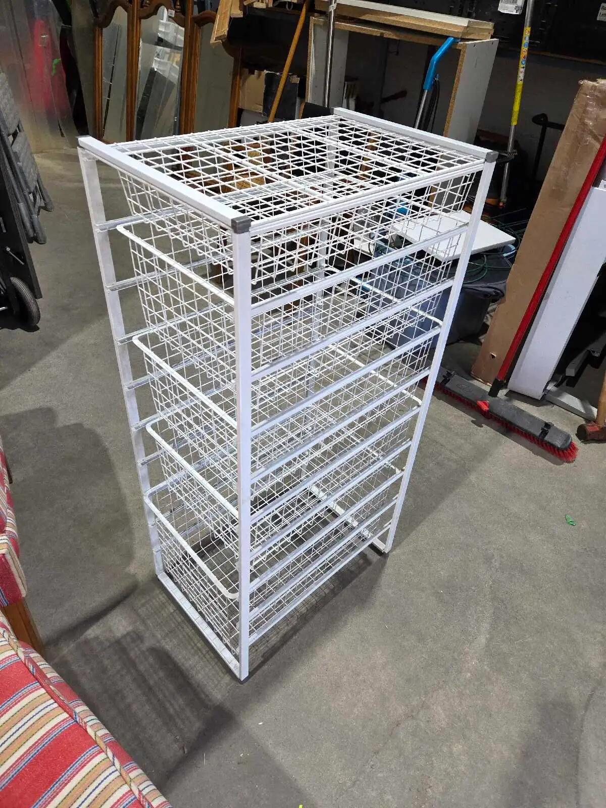 Ikea Jonaxel Basket Storage Rack