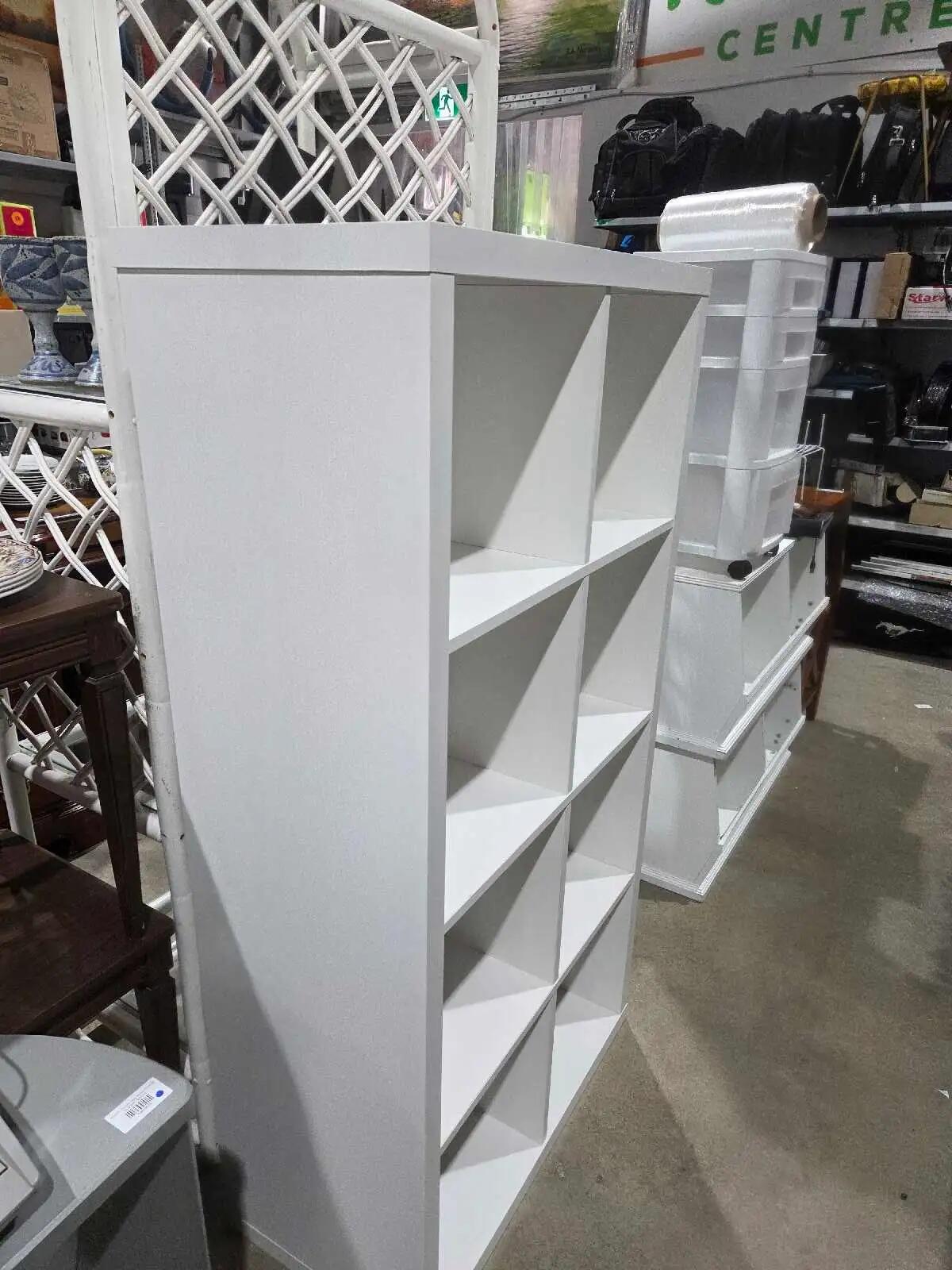 Ikea Kallax White Cube Shelf