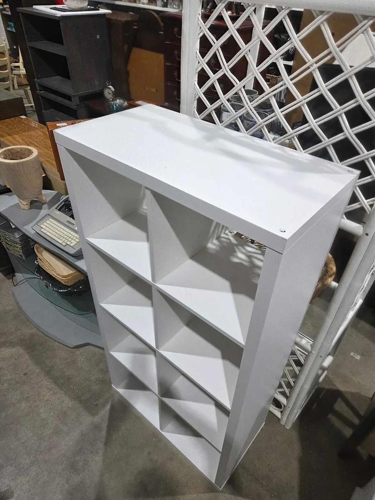 Ikea Kallax White Cube Shelf