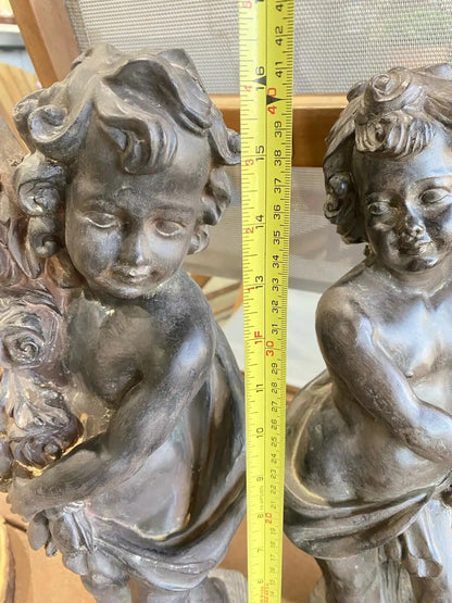 Vintage pair of Borghese Cherub Figurines