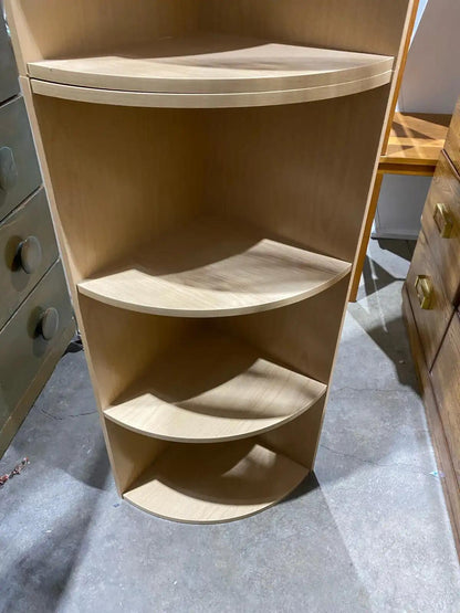 6-Tier Wooden Corner Shelf Unit