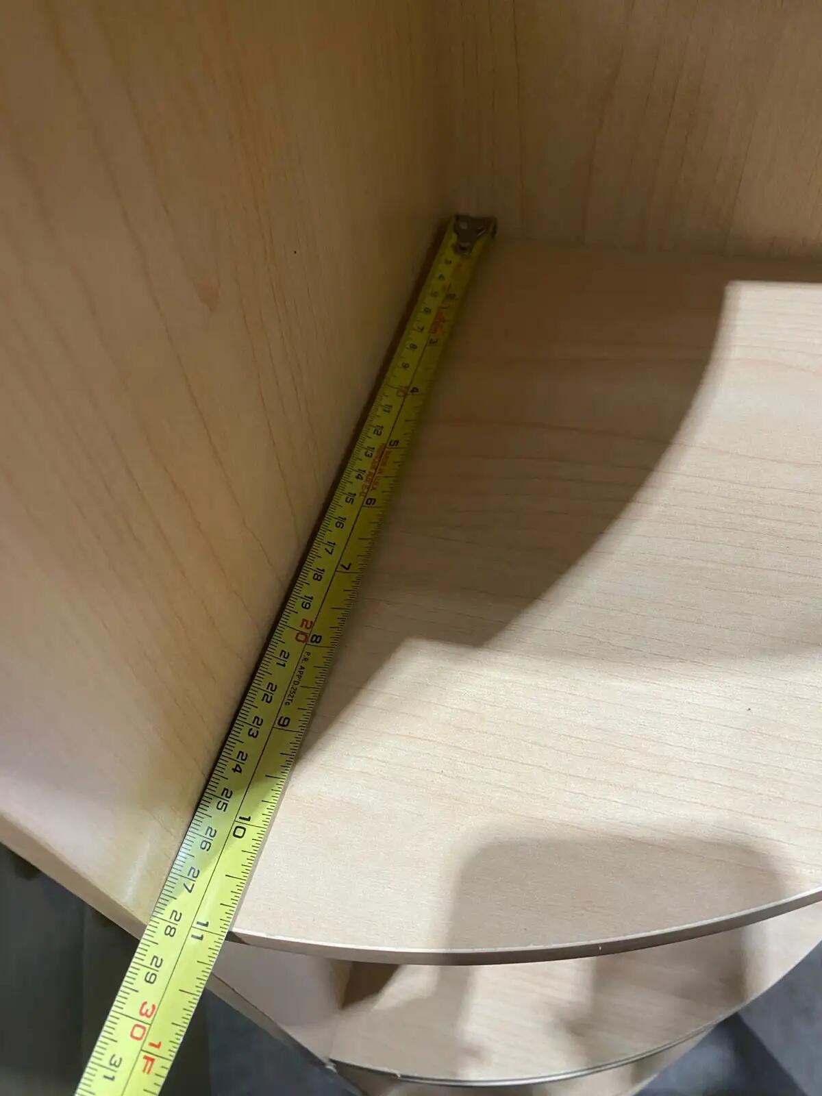 6-Tier Wooden Corner Shelf Unit