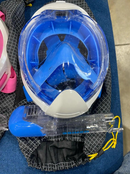 Set of 2 — Pink & Blue Snorkel Masks