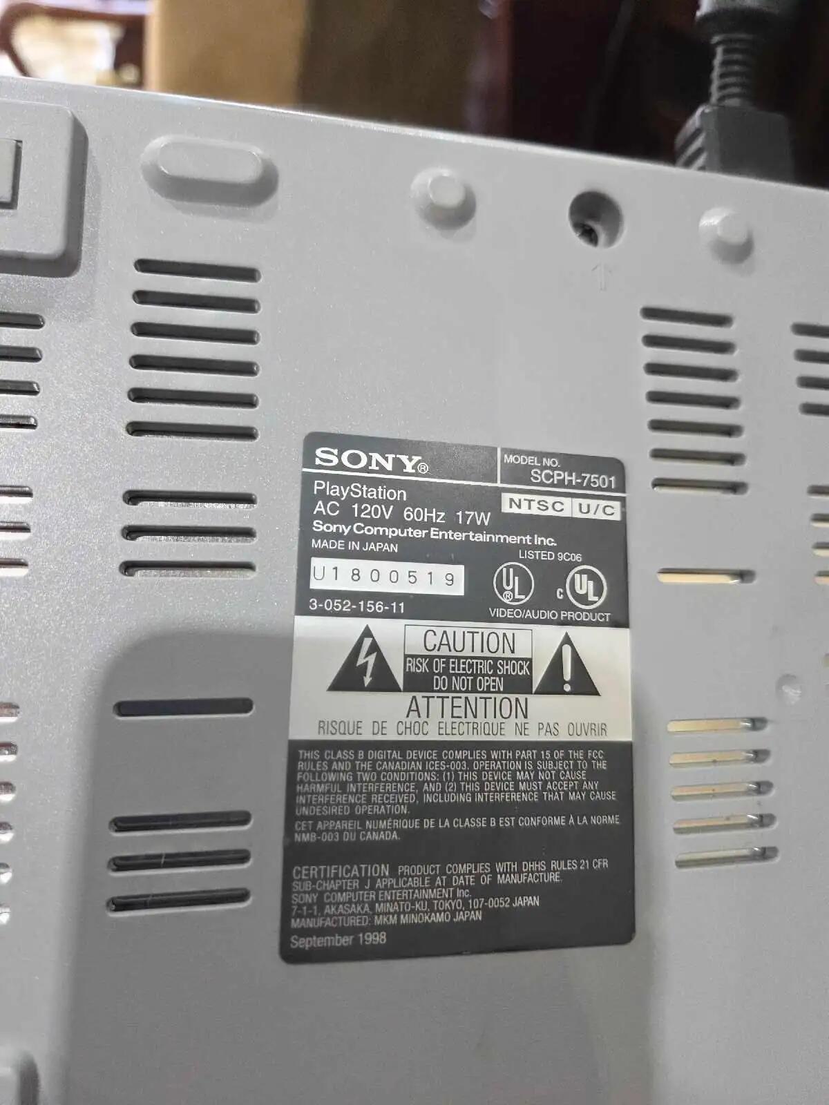 Sony Playstation 1 - Disc Lid Doesn't Close