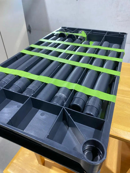 3 Tier Black Storage Shelf